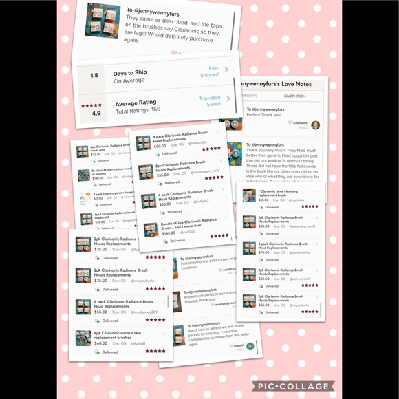 π 2pk Clarisonic DELICATE skin brush replacement - Picture 16 of 16